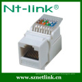 2016 Netlink Hot-sell Precio de fábrica Dual IDC Cat5e UTP RJ45 Keystone Jack